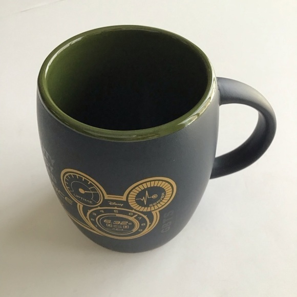Walt Disney Parks IT Tech Hack Day 2013 Fall Coffee Mug Tea Cup Black Army Green - Picture 1 of 14